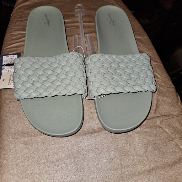 Universal Thread Women’s Polly Woven Slide Sandals Size 14 - Picture 6 of 6